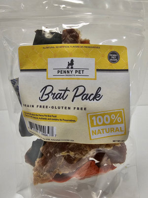 Penny Pet Kitchen Made Brat Pack for Dogs - Multi-Pack of Our Favorites