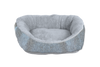 Slate Literary Lounger Cuddler Dog/Cat Bed 24x20"