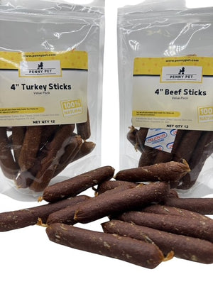 Sausage Sticks (Beef or Turkey) (3pk or 12pk)