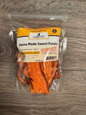 Penny Pet Kitchen Made Sweet Potato (3 Sizes) - CCOF Organic - USA Local Farmers - 100% Natural - 1 Ingredient