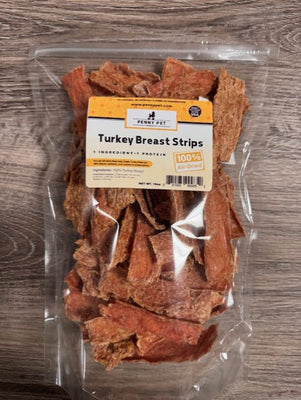 100% Ground Turkey Strips - SM/Senior Dog Approved