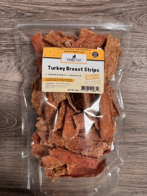 100% Ground Turkey Strips - SM/Senior Dog Approved