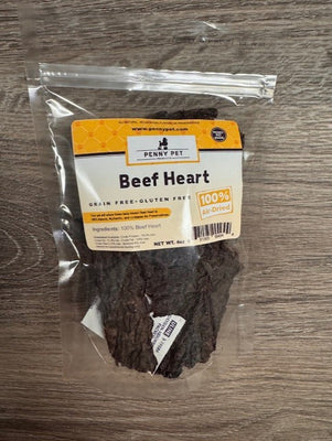 Penny Pet Kitchen Made Beef Heart Strips for Dogs-SUPERFOOD-USA Made by Penny