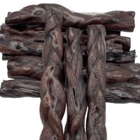 100% Collagen Sticks, Braided Sticks and Rings-NEW Alternative to Rawhide